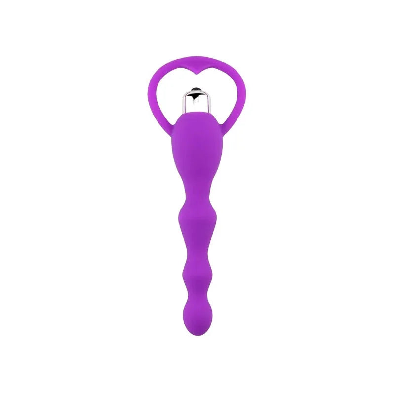 Silikoninis analinis vibratorius – prostatos ir analinės zonos masažuoklis