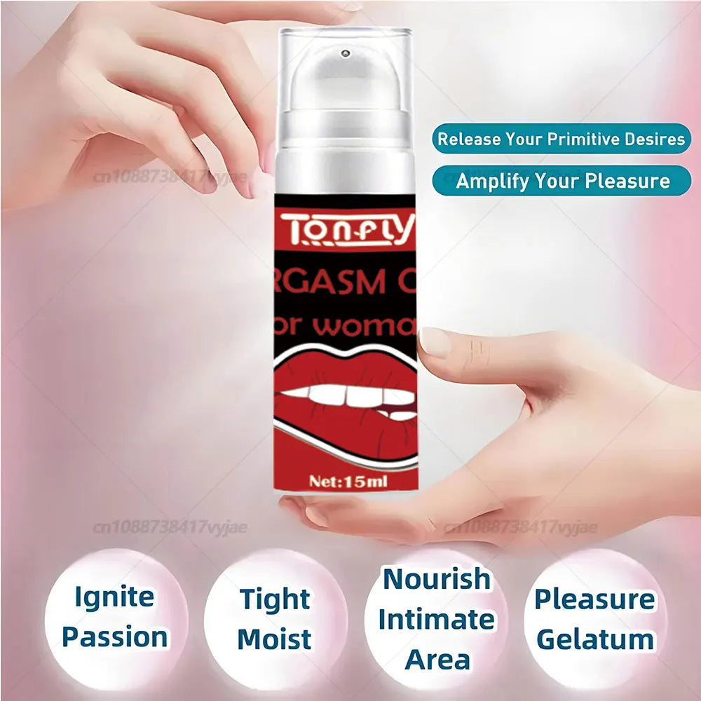 Orgazmo gelis moterims skatina seksualinį potraukį ir malonumą