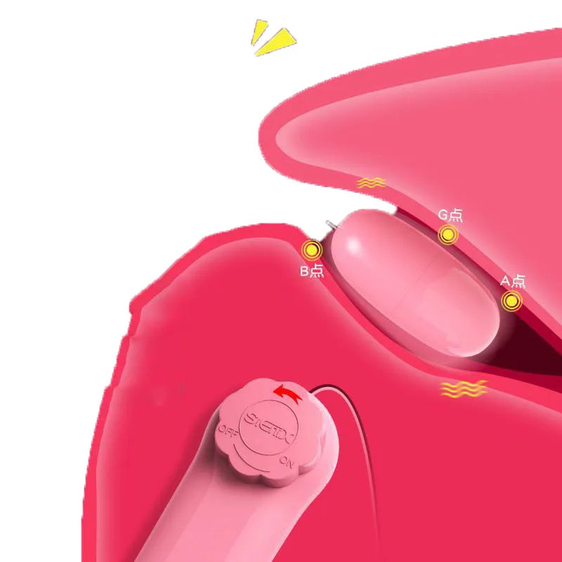 Mini Jump Egg vibratorius – G-taško ir klitorio stimuliacija